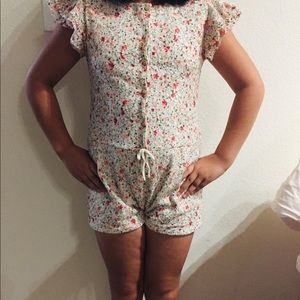 Girls size 11/12 romper